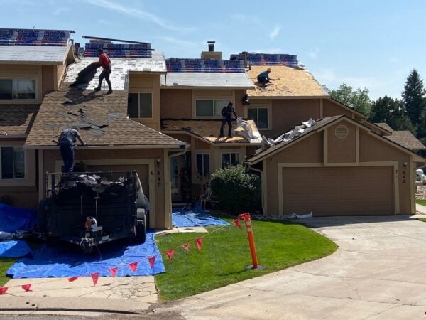 Roof Replacement in Progress